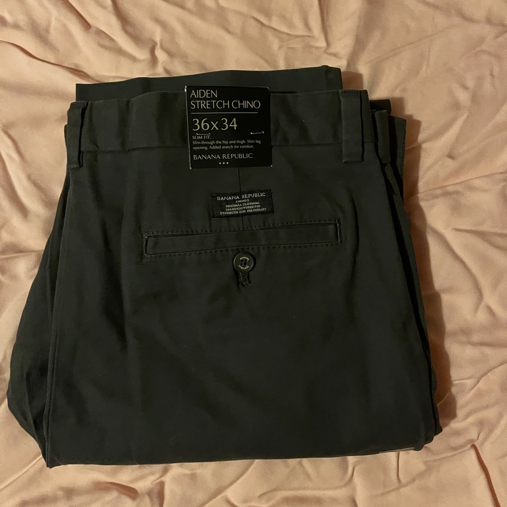 NWT banana republic mens chinos 36/34